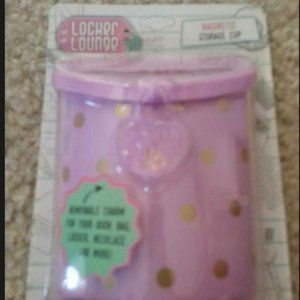 NEW Locker Lounge Magnetic STORAGE CUP NWT